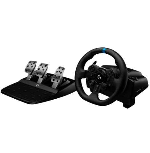 Спортивне кермо Logitech G923 Racing Wheel + важиль перемикання передач БУ