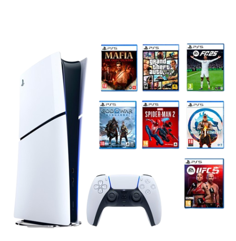 Sony PlayStation 5 Slim Digital Edition 1TB БУ + 700 игр