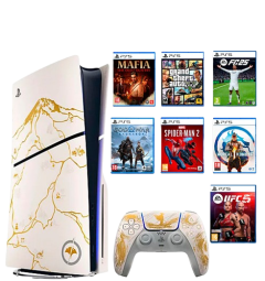 Sony Playstation 5 Slim 1ТБ Б/У Ghost of Yotei Limited Edition БУ + 700 игр
