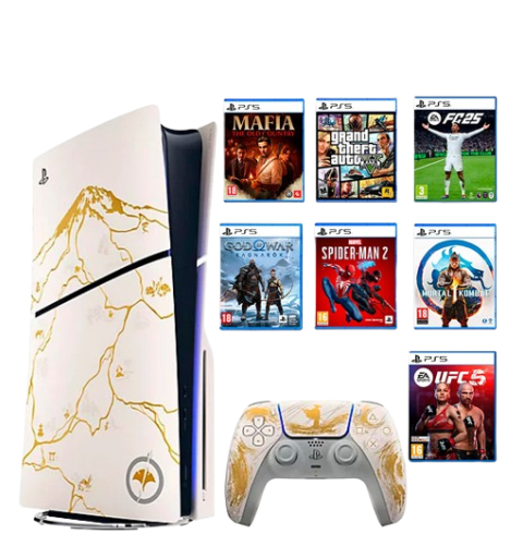 Sony Playstation 5 Slim 1ТБ Б/У Ghost of Yotei Limited Edition БУ + 700 игр