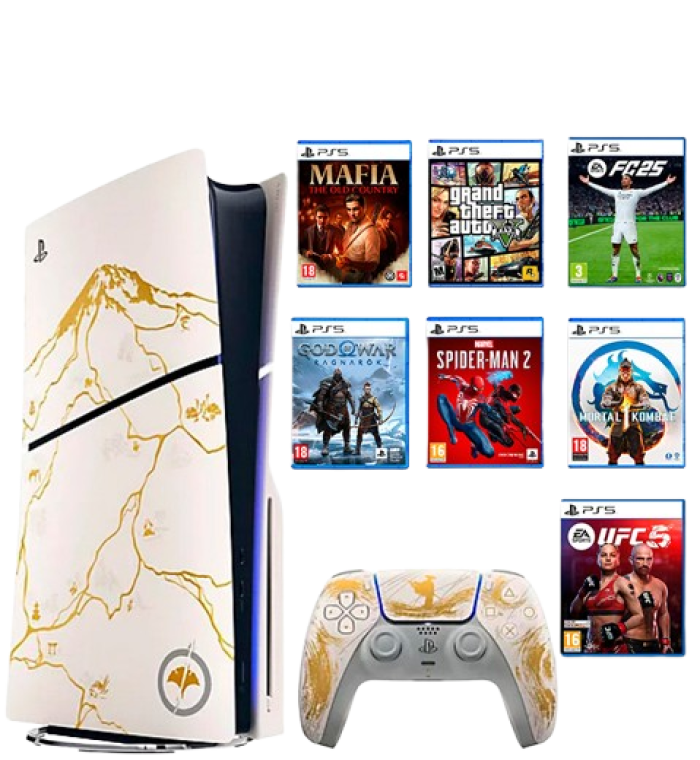 Sony Playstation 5 Slim 1ТБ БУ Ghost of Yotei Limited Edition БУ + 700 ігор