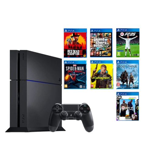 PlayStation 4 Fat 500 GB БУ + 700 ігор на 12 місяців