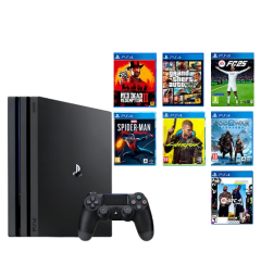 PlayStation 4 PRO 1TB БУ + 700 ігор на 12 місяців
