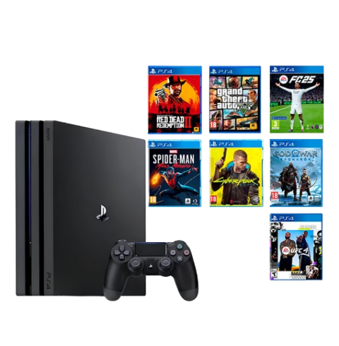PlayStation 4 PRO 1TB БУ + 700 ігор на 12 місяців