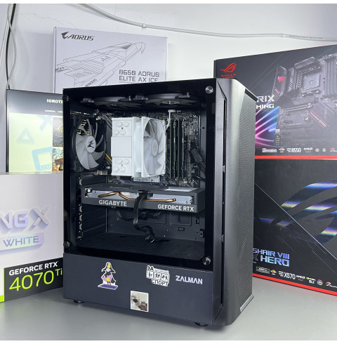 Игровой ПК Ryzen 5 5500 RTX 4060 БУ