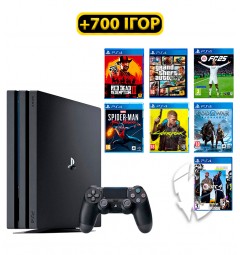 PlayStation 4 PRO 1TB БУ + 700 ігор