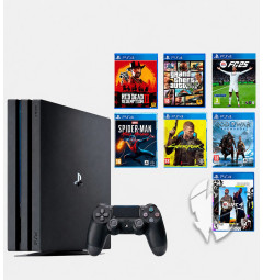 PlayStation 4 PRO 1TB БУ + 700 игр