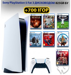 Sony PlayStation 5 з Дисководом 825GB БУ + 700 ігор