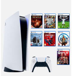 Sony PlayStation 5 с Дисководом 825GB БУ + 700 игр