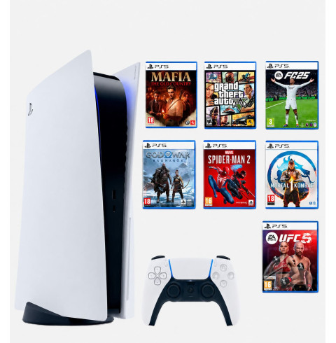 Sony PlayStation 5 з Дисководом 825GB БУ + 700 ігор