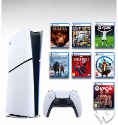 Sony PlayStation 5 Digital Slim 825GB БУ + 700 игр 