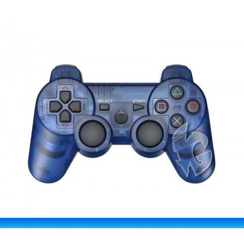 Беспроводной контроллер для PS3 (Transparent Blue)