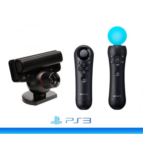 Камера PS Eye + контроллер PS Move + контроллер PS Navigation (PS3)