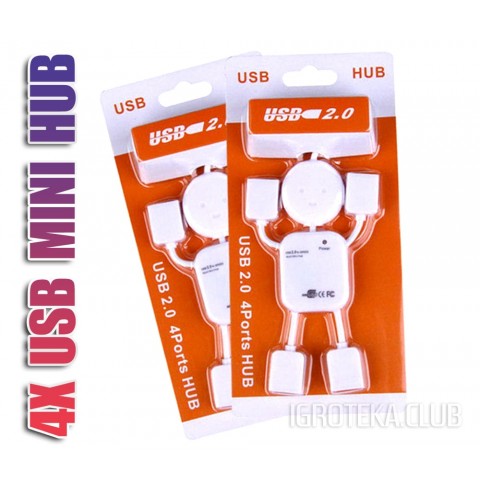 4X USB Mini HUB (Human Shape Robot)