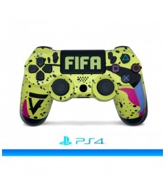 Бездротовий контроллер для Sony PS4 v2  (FIFA Жовтий)