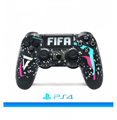 Бездротовий контроллер для Sony PS4 v2 (FIFA Чорний)
