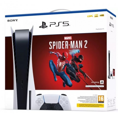 Sony PlayStation 5 825GB (Marvel's Spider-Man 2)