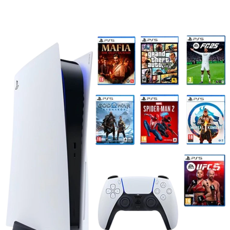Sony PlayStation 5 с Дисководом 825GB БУ + 700 игр