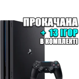 PlayStation 4 PRO 1 TB БУ + 13 игр #805