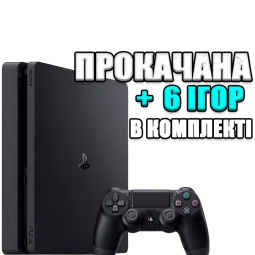 PlayStation 4 SLIM 500 GB БУ + 6 игр #778
