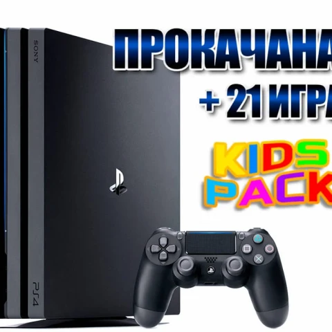 PlayStation 4 PRO 1 TB БУ + 21 игры #806