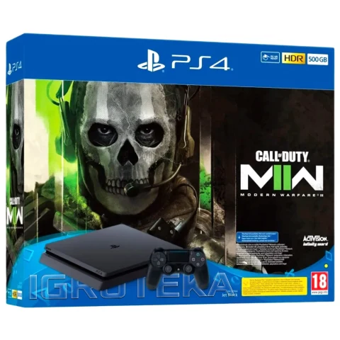 PlayStation 4 Slim 500 GB + Игра COD MW2