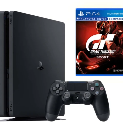 PlayStation 4 Slim 500 Gb + диск Gran Turismo Sport  