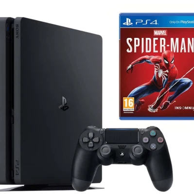 PlayStation 4 Slim 500 GB + диск Marvel's Spider-Man 