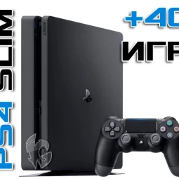 PlayStation 4 SLIM 1 TB + 40 игр