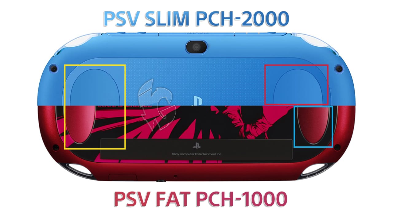 PS Vita Slim vs Fat Back View